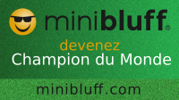 Emmanuelle joue au Minibluff